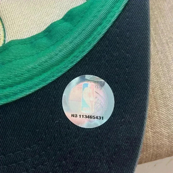 Retro Y2K streetwear Adidas NBA Boston Celtics snap back hat Gorpcore athletic - Picture 4 of 5